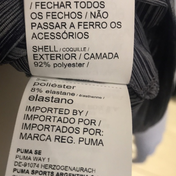 Puma Athletic/Athleisure Zip Front Polo, XXL, NWT! - Picture 10 of 10